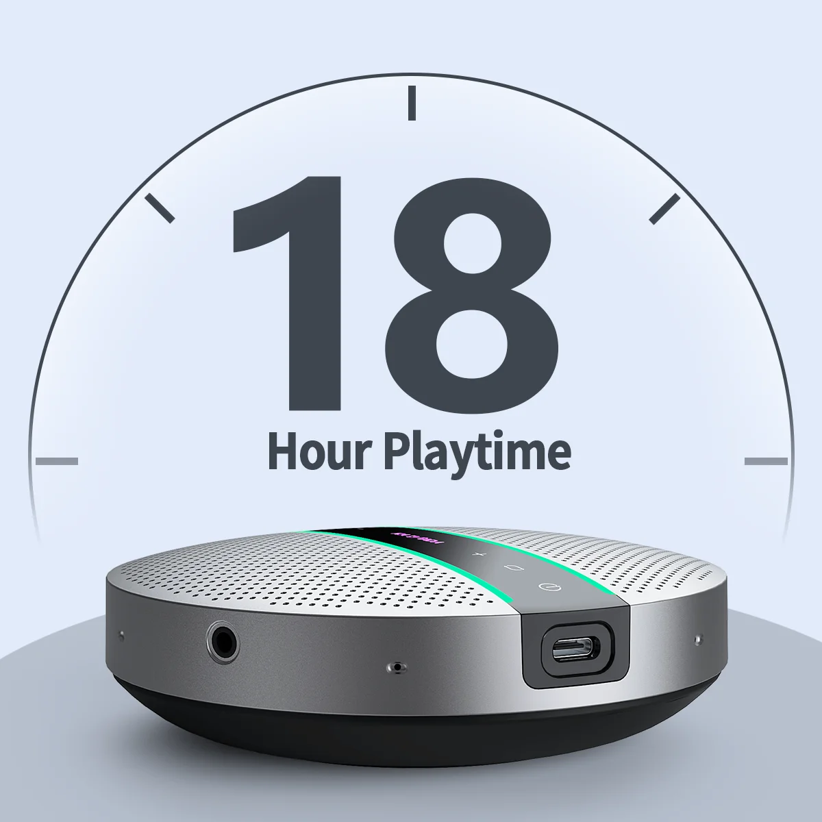 SP300 24h call time speaker with 6mics blue tooth 5.0 usb c portable speakerphone