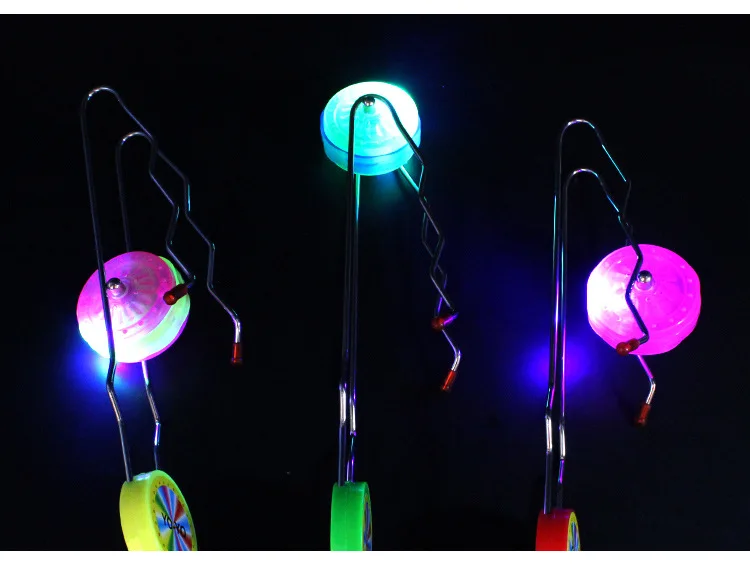 Colorful Led Flashing Rail Rolling Flywheel Yoyo Ball Toy For Kids Gifts Cute Led Light Rail Rolling Yoyo Ball Toys