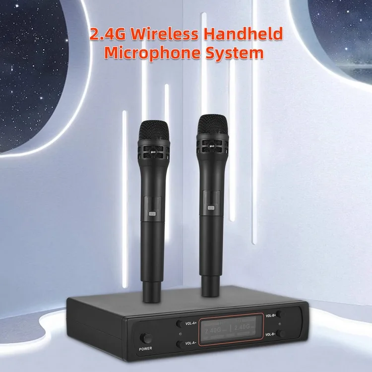 2.4G Wireless Microphone Frequency Modulation 2.4G Wireless Handheld Microphone System