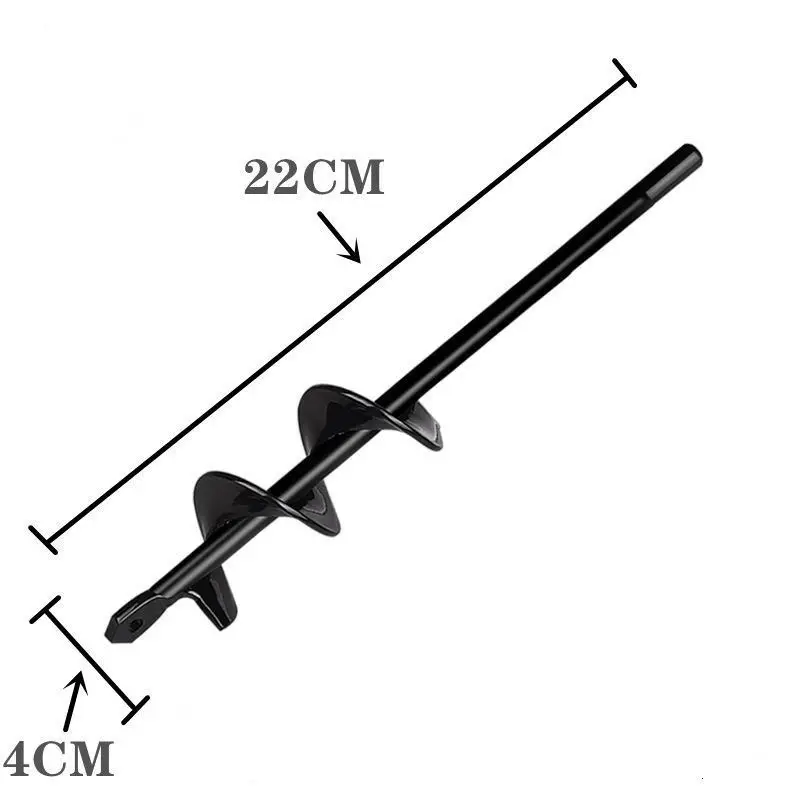 Cordless Garden Auger Drill Bit Spiral Drill Bit battery Rapid Planter Hex Drive Drill