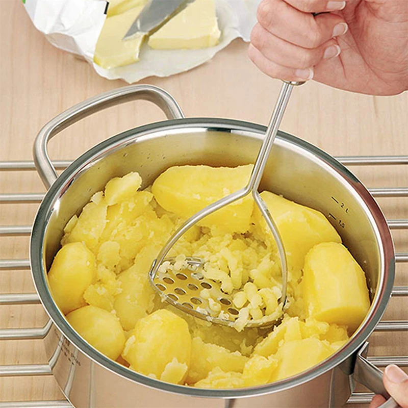 Kitchen Gadgets stainless steel wire Potato masher Machine Potatoes vegetables ricers Pressure Mashed Potatoes Device