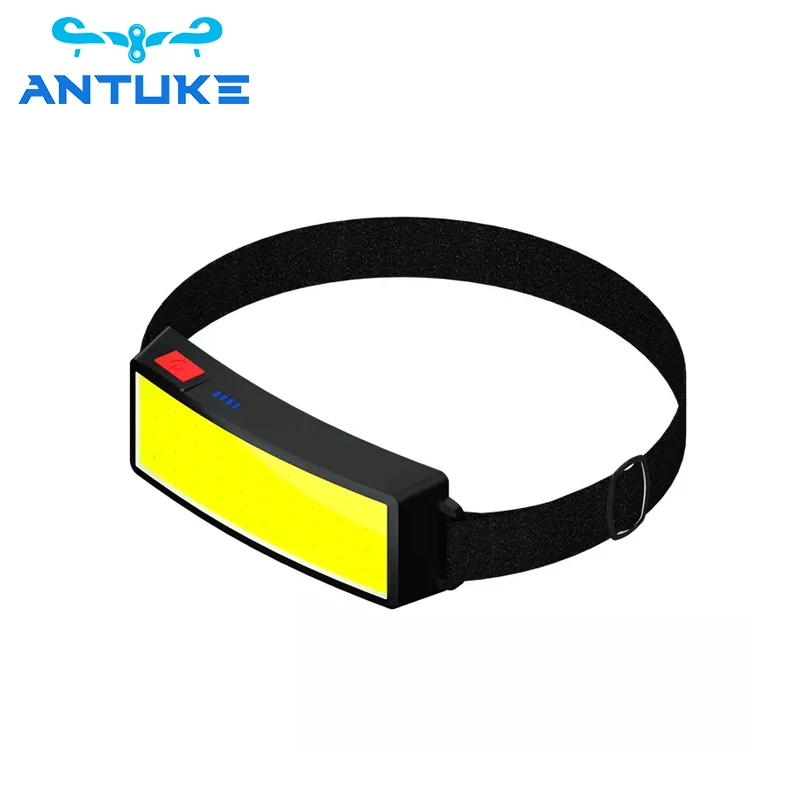 500 Lumen Outdoor Durable Flood Cob Headlamp Rechargeable LED Waterproof Emergency Headlamp