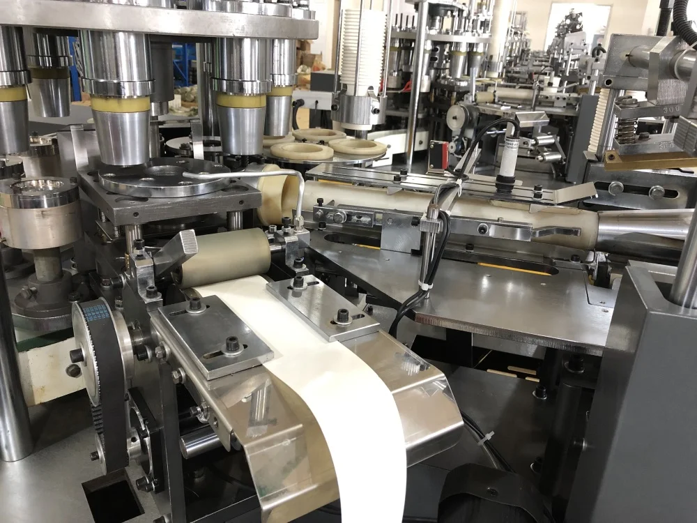 Sold 80Countrys HERO BRAND High Speed China Manual Korea Automatic Forming Paper plate coffee Tea Paper cup making machine price