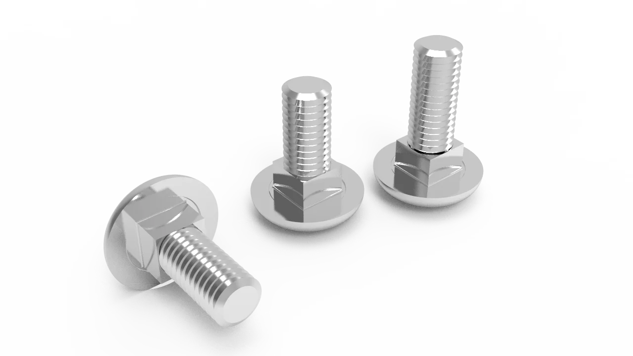 Low Pice OEM Din603 Brass Carriage Bolt Stainless Steel SS304 SS316 Zinc Plated Carriage Bolt