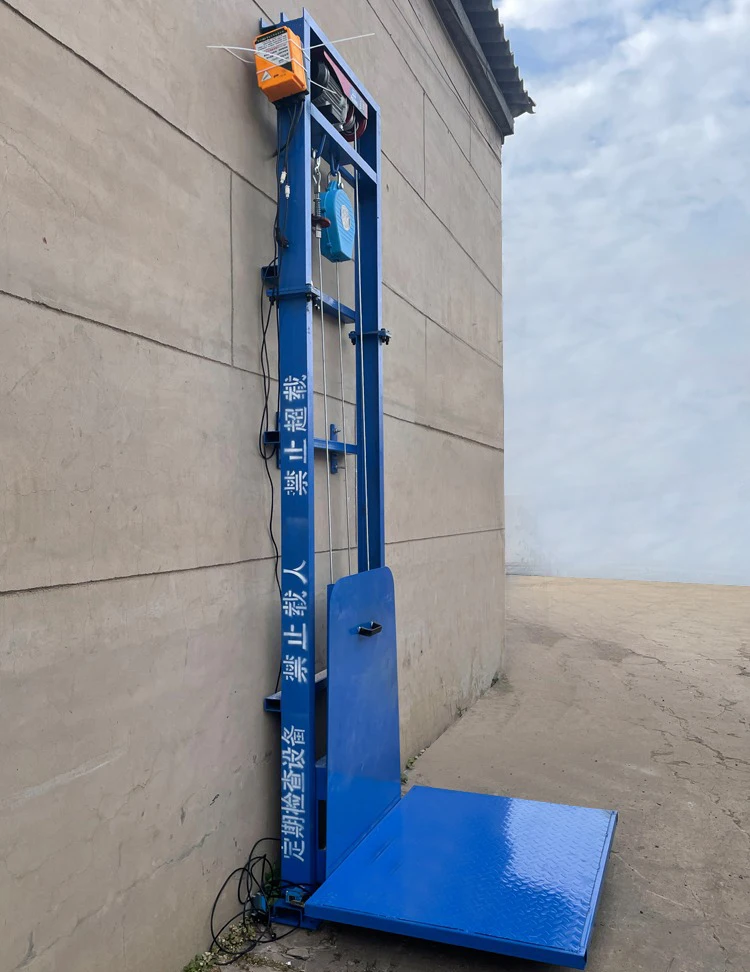 New 500kg Warehouse Vertical Platform Loading Freight Elevator Cargo Lift