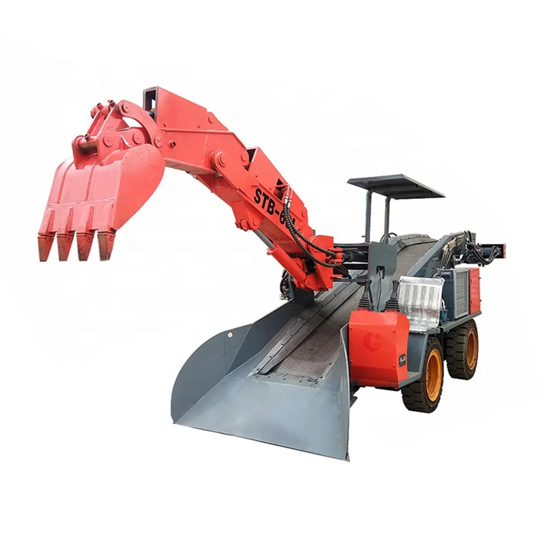 Mining stone used slag loader, wheel type Mucking loader for sale