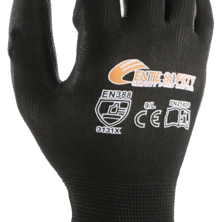 ENTE SAFETY 13g nylon pu gloves truck driver general garden gloves & protective gear glove