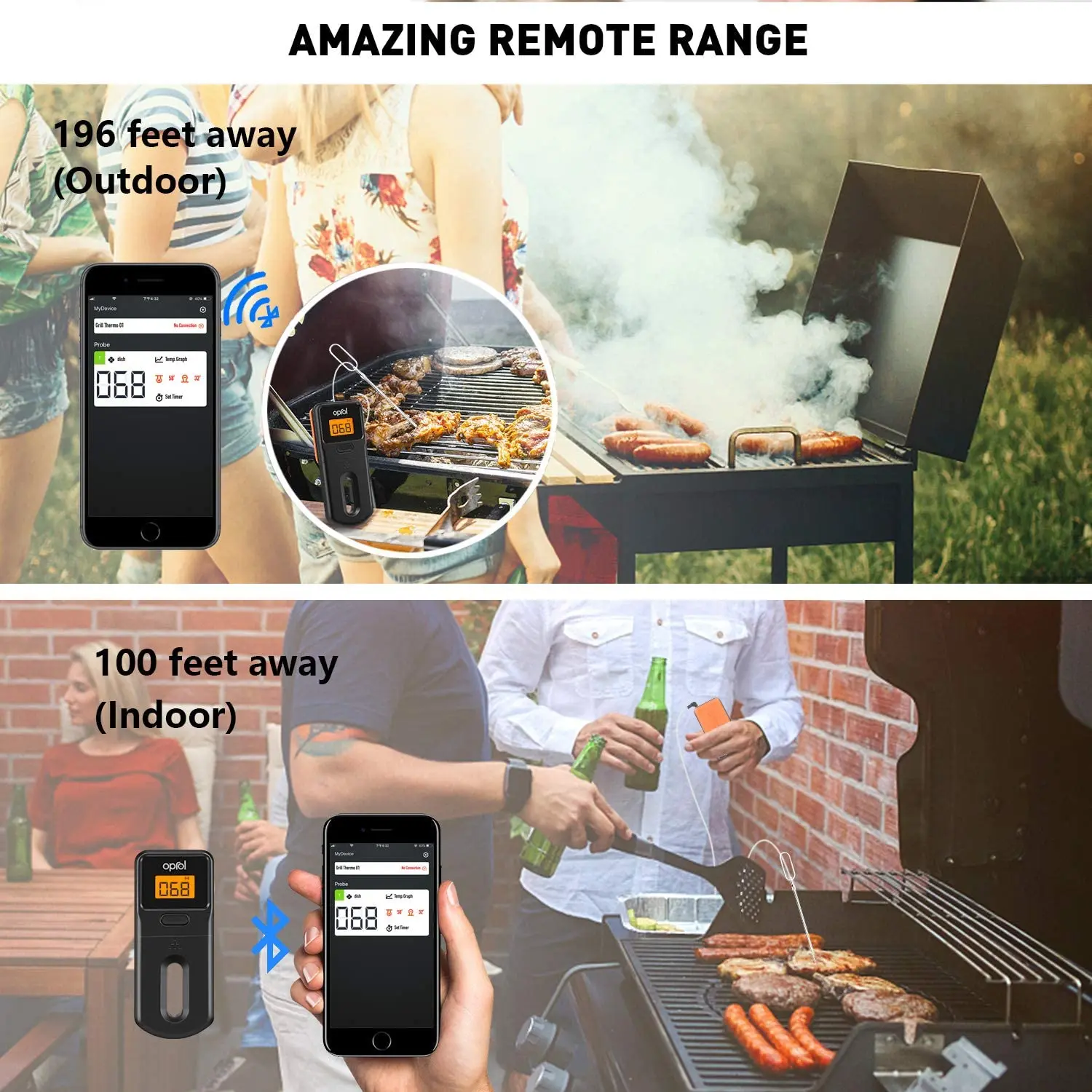 Digital Termometro De Carne Instant Read Temperature Meat Candy Milk Coffee Thermometer For Kitchen Cooking Fast MiniX2