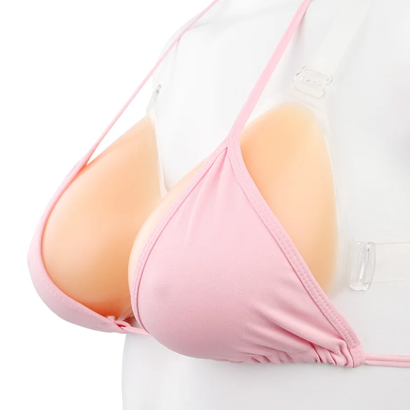 Silicone Breast Forms Drag Queen for Shemale Cross Dressing Hot Open Boobs Artificial New Style Tear Drop Shape Factory