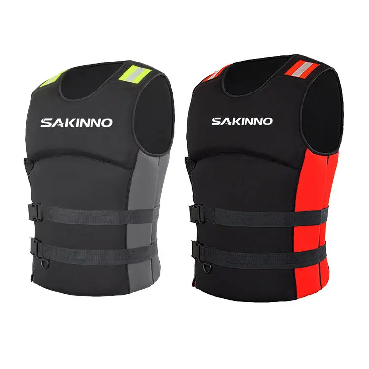 High quality fishing vest swimming life jacket neoprene waterproof marine life jacket