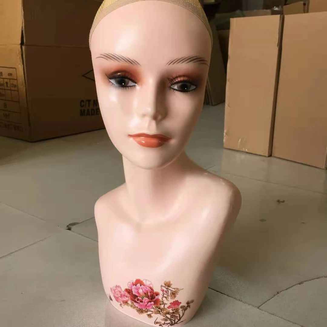 2020 для дисплея с плечами красивые парики манекен голова