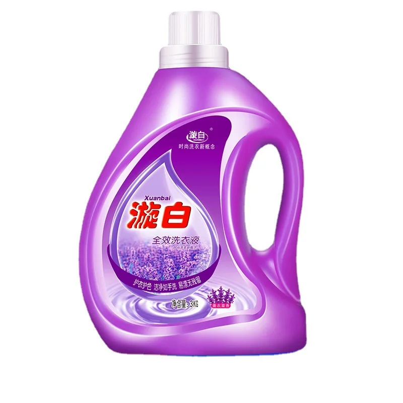 Wholesale Detergent Factory 3kg Bottled Laundry detergent OEM ODM Liquid detergeng High foam cleaner Laundry detergent wholesale