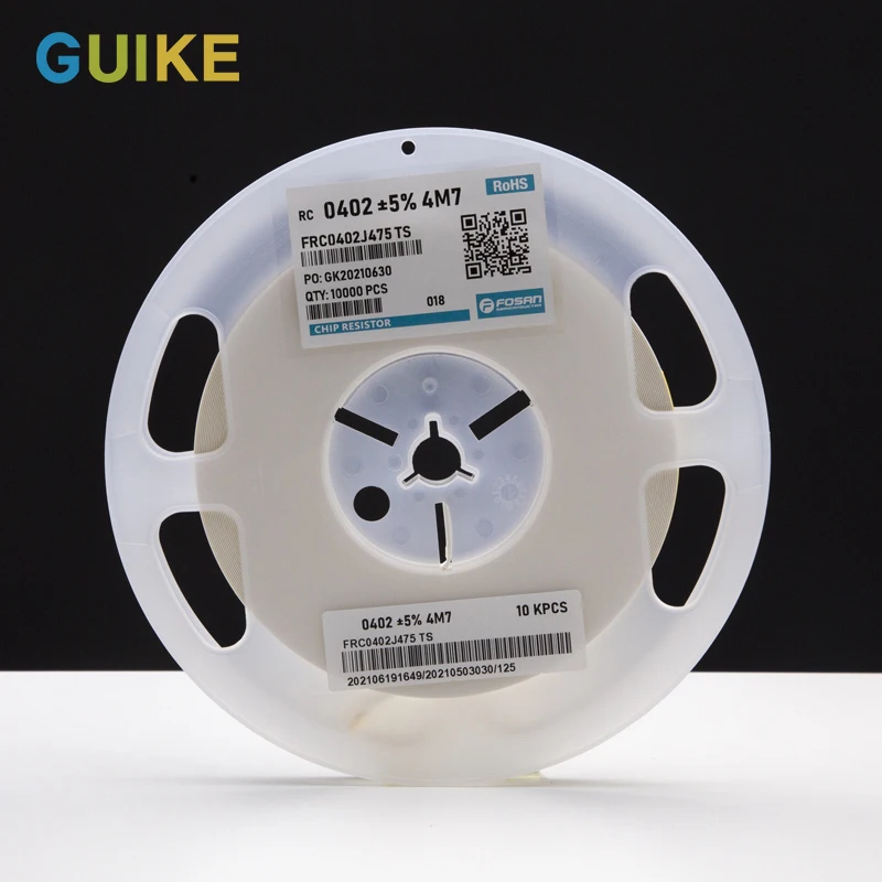 0402 +-5% 4M7 FOSAN Matrix Force Sensing All Size Resistance Smd Resistors Electronic Components 10 Ohm Resister Chip Resistor