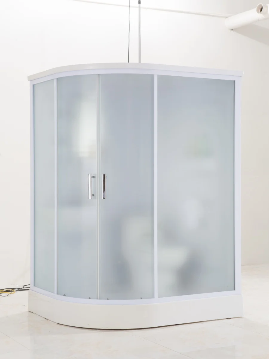 XNCP Modern Mobil Hotel Tempered Glass Chalet with Shower Room Prefabricated Portable Bathroom with Toilet for Sliding