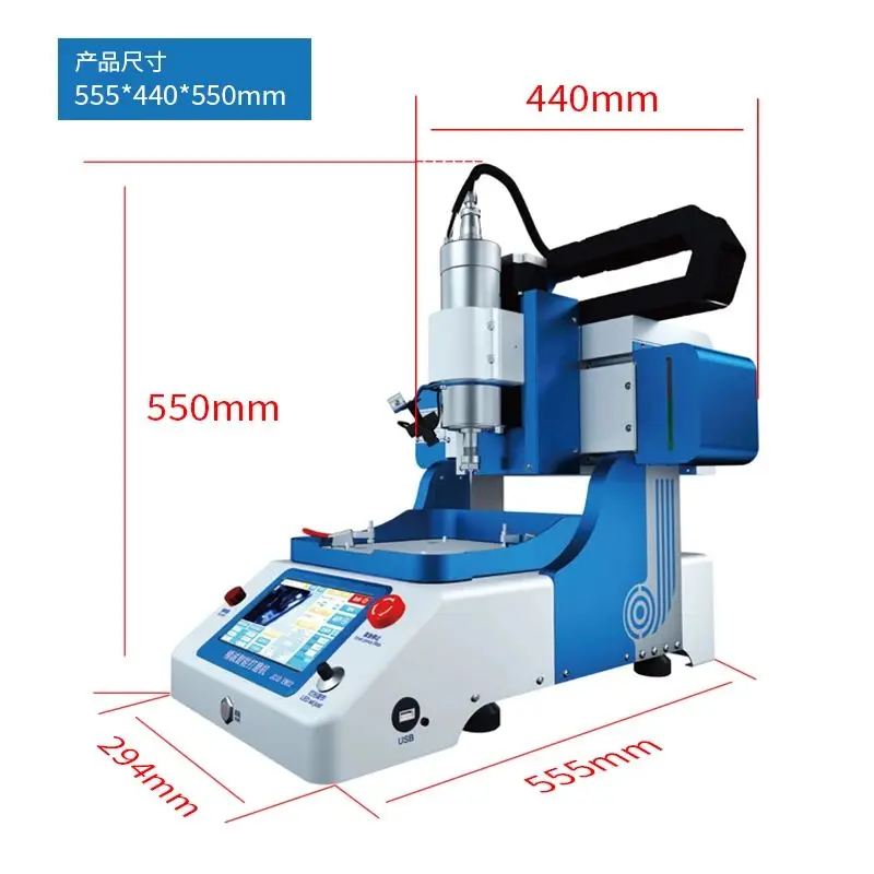 JCID JC Intelligent CNC Grinding Machine For Motherboard BGA Rework CPU Screen Touch IC Chip Grinder Replacement Repair
