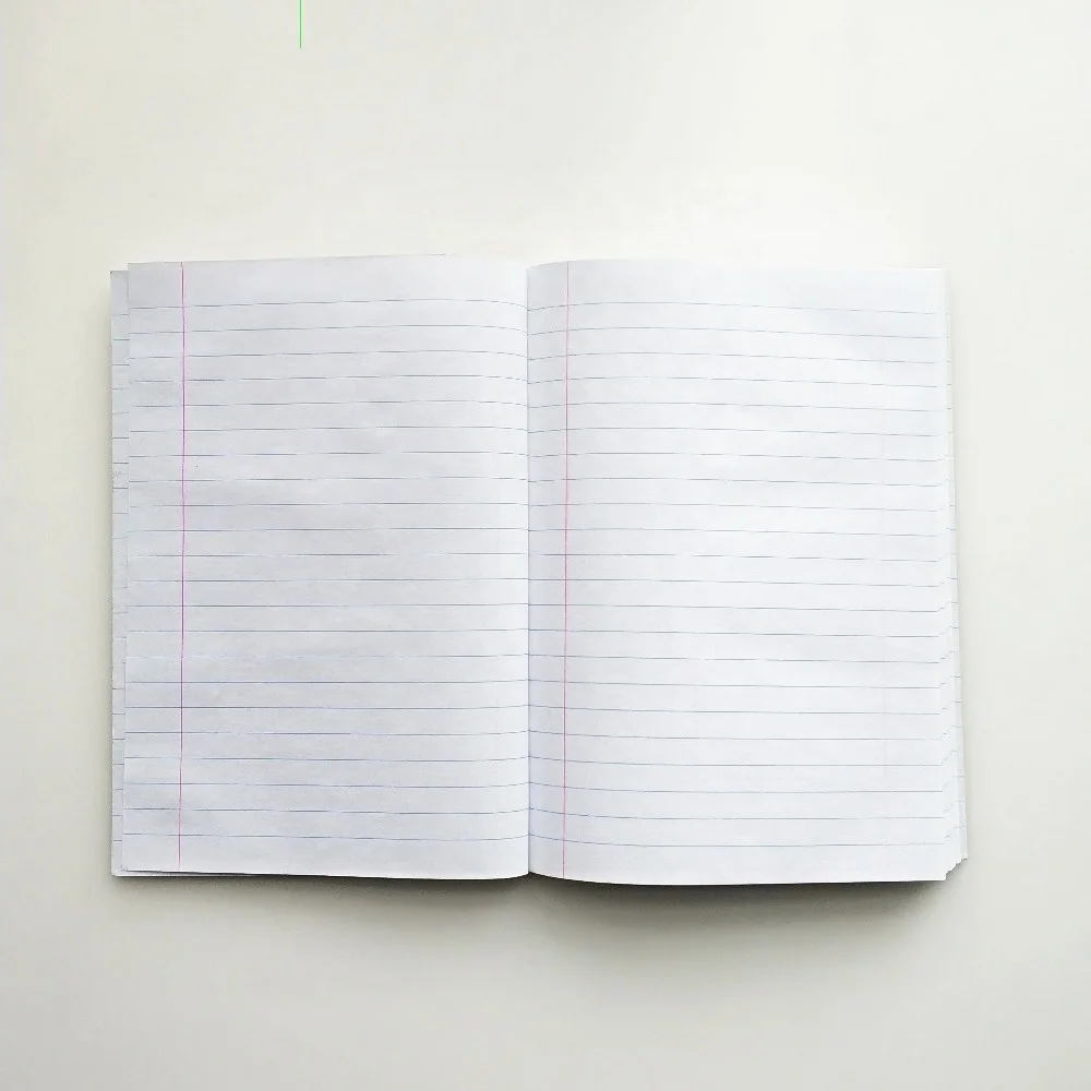 Student A4 / A5 Writing Hard Cover Counter Book With Red Margin