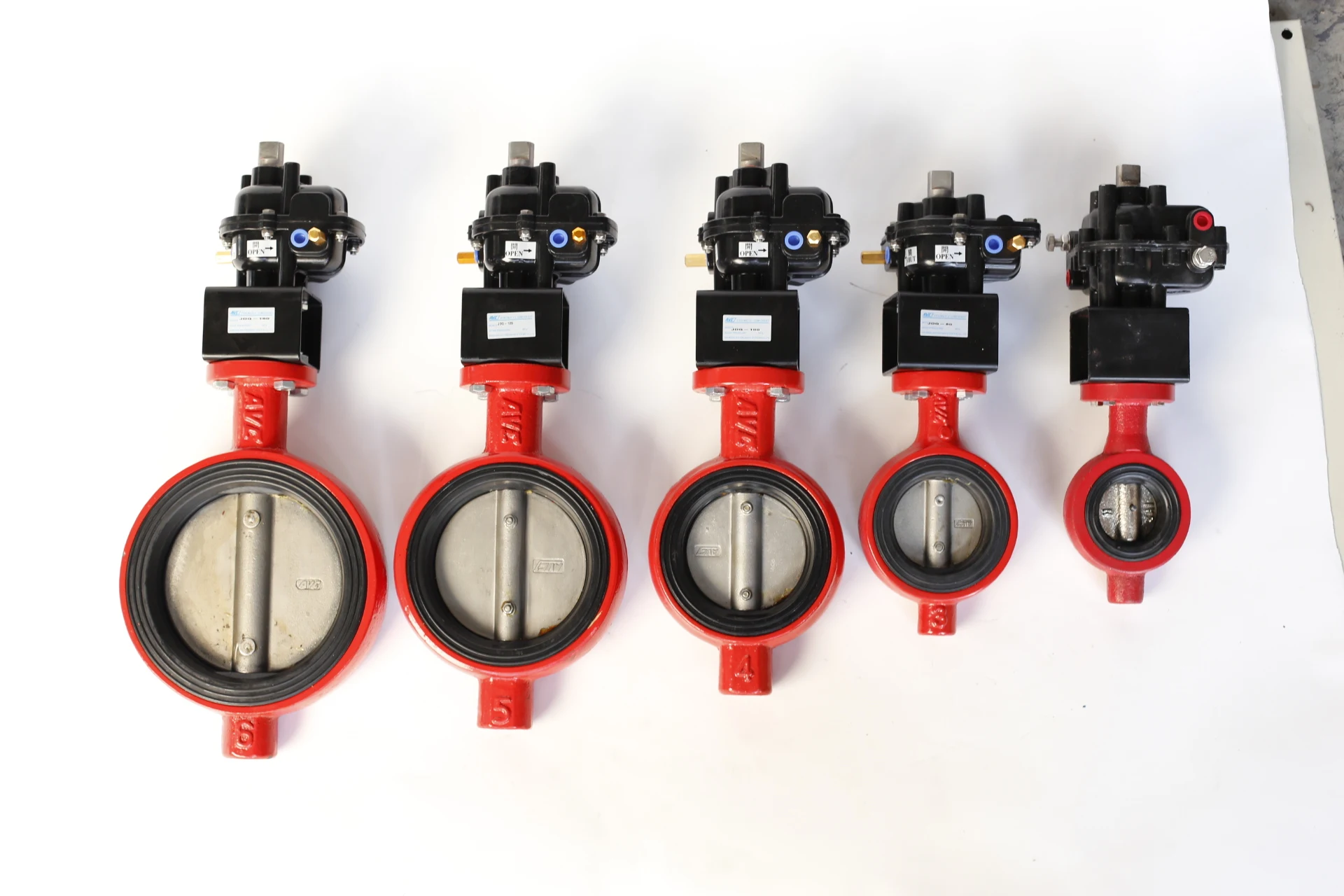 Cast Iron Cast Steel Stainless Steel Wafer Type Ss Disc Epdm Sealing Ring Handle Butterfly Valve
