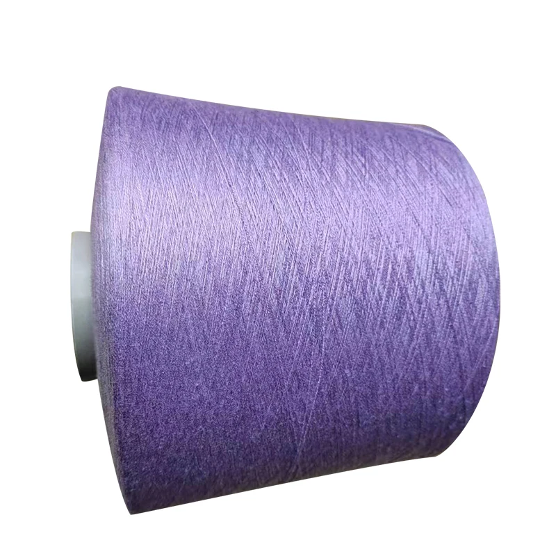 wholesale factory 40NE 100% polyester spun yarn Virgin knitting fabric yarn