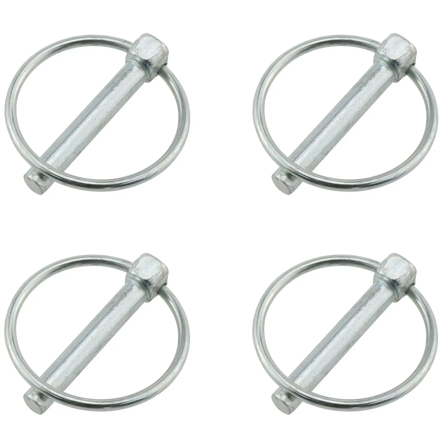 Safety Taper Pins Coupler with Gravity Security Plastic Locking Pin Quick Release Ball Lock for Trailer Farm Garden Boat