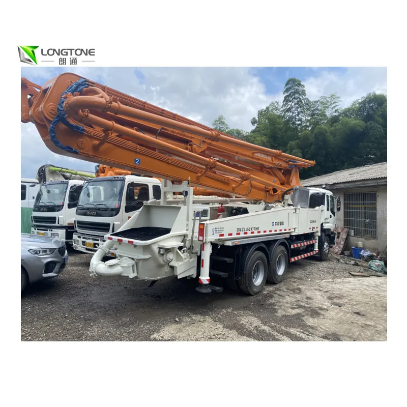 second hand concrete machinery Concrete Placing Boom Pump Truck
