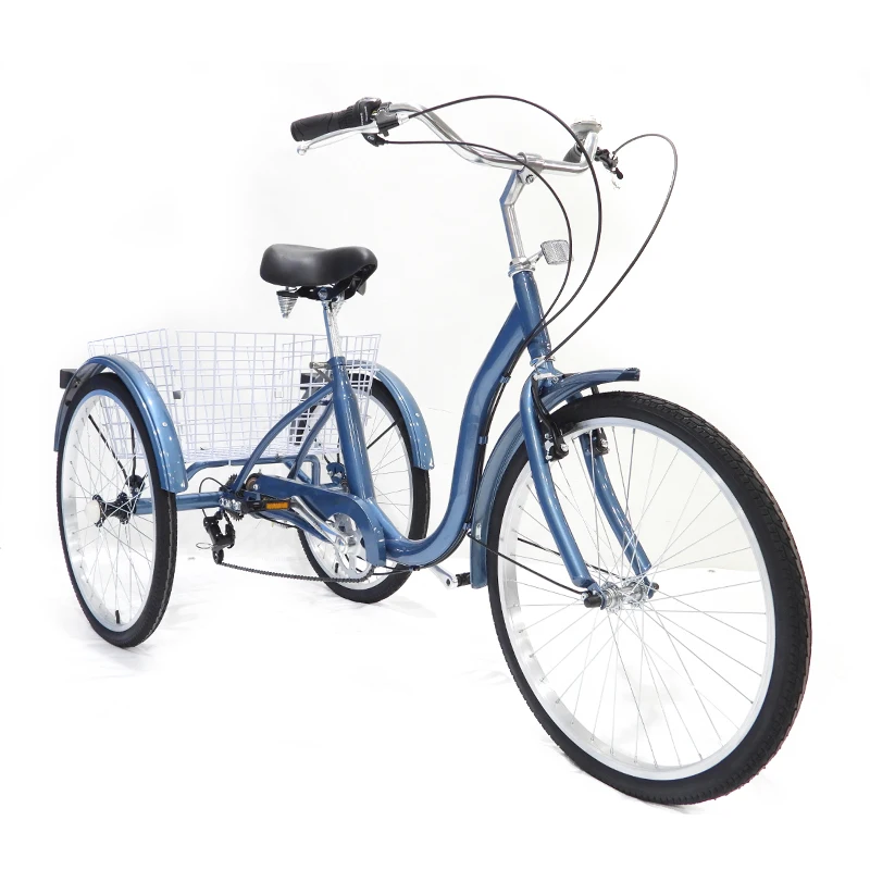 Elderly human tricycle pedal tricycle adult tricycle instead of walking vehicle trike bike with 3 wheels