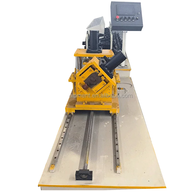 Automatic Metal Steel Making High Speed C U V Stud and Track Purlin Cold Roll Forming Machine