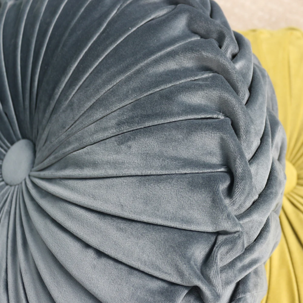 
OEM wheel meditation sofa floor velvet round seat pillows cushion cover for home decor 