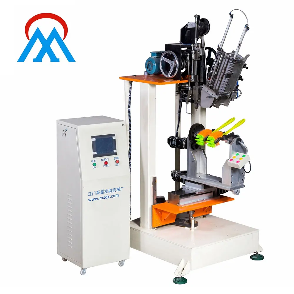 5 axis 2 Drilling And 1 Tufting Making Machine Automatic CNC Broom / Brush Making Machines