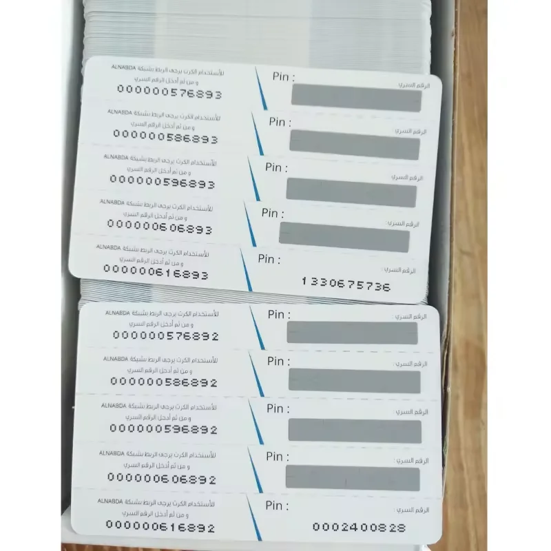 Factory Customized Best Price Scratch Cards are suitable for any card