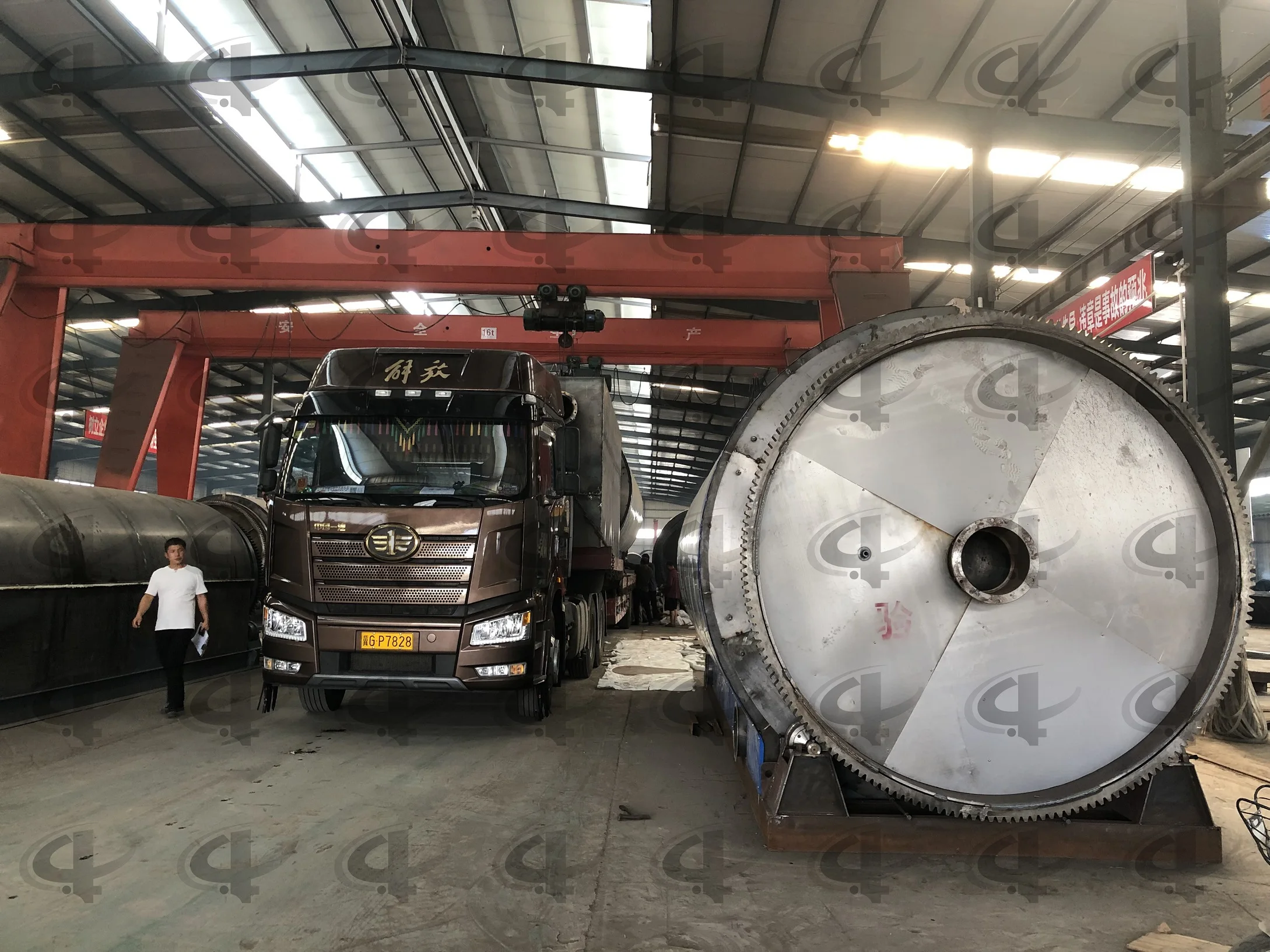 Экологичный используемый бытовой мощный генератор для сжигания мусора