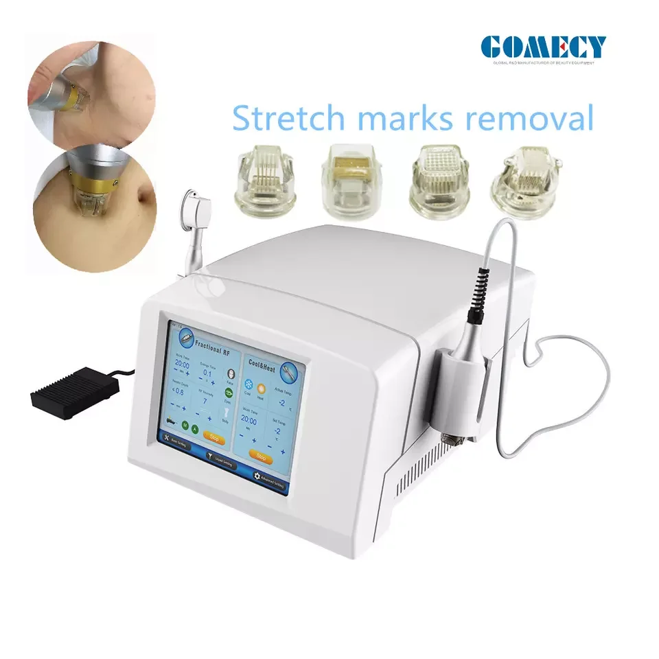 2024 Facial wrinkle removal Portable face lift fractional micro needle machine rf microneedling professionne