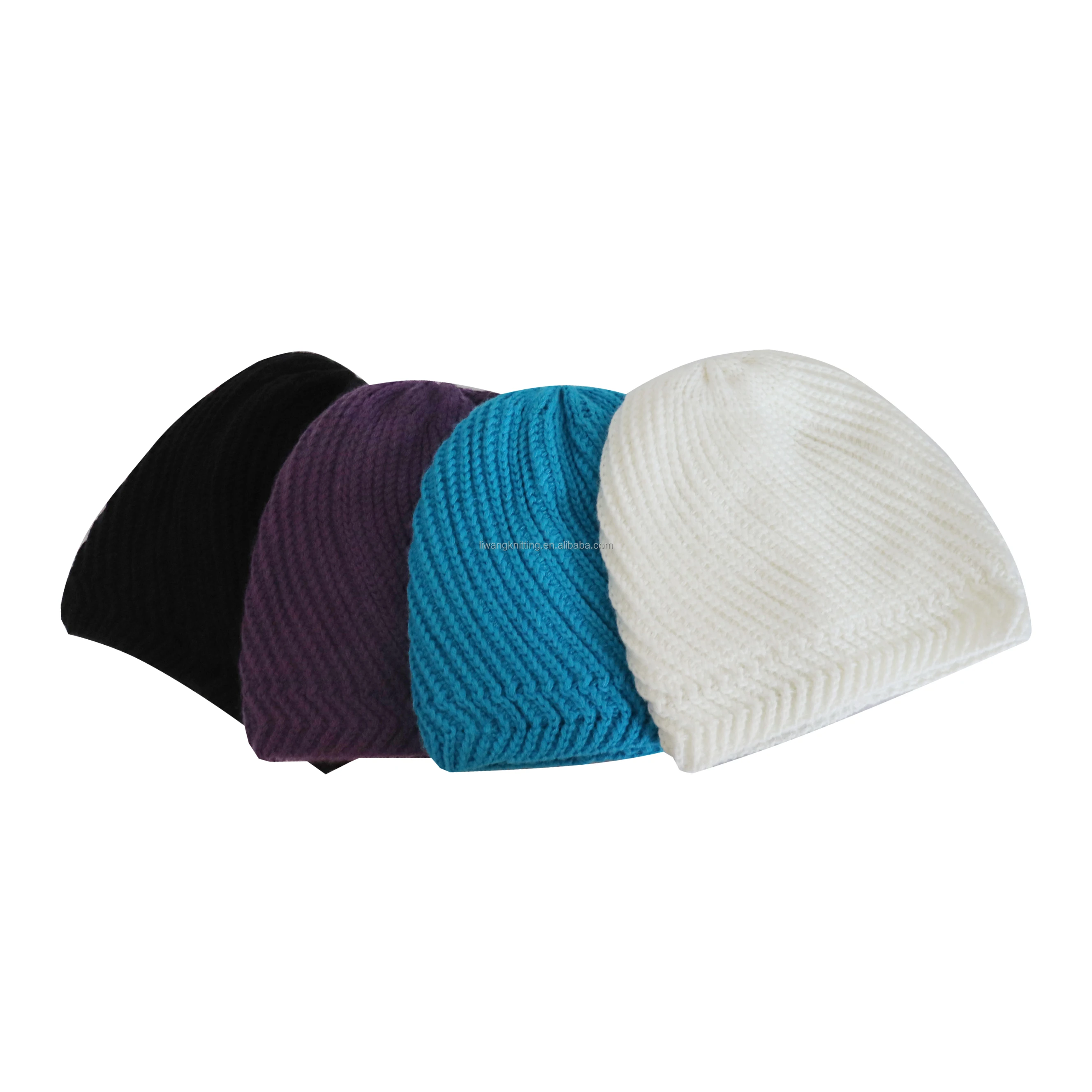 Ladies Warm Winter Autumn Manufacture Customized Design Fashionable Acrylic Twisted Knit  hat /Beanie