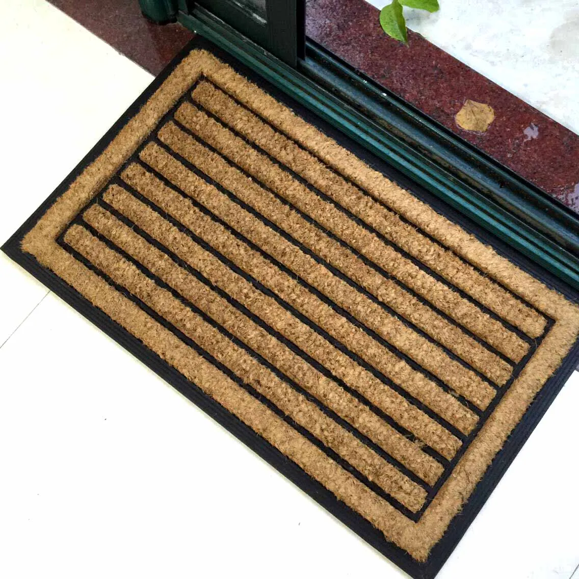 Machine Tufted Embossed WELCOME Indoor and Outdoor Coir Doormat