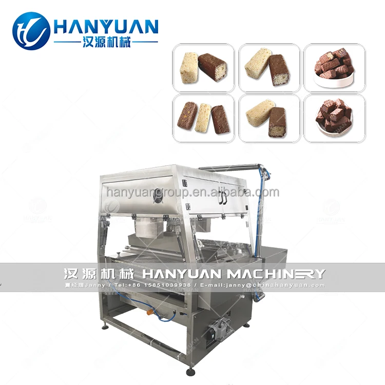 Машина для нанесения шоколадного покрытия/оборудование покрытия/линия шоколадных батончиков хлопьев