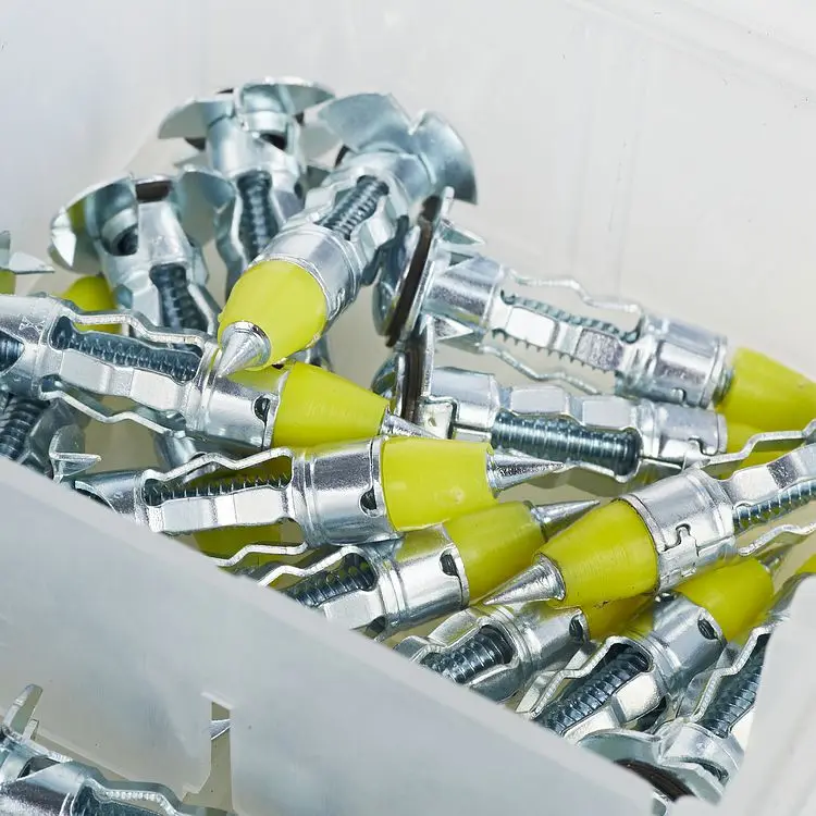 Заводской изоляционный расширительный анкер, крепежные винты для мебели, гипсокартонные настенные заглушки, якорь