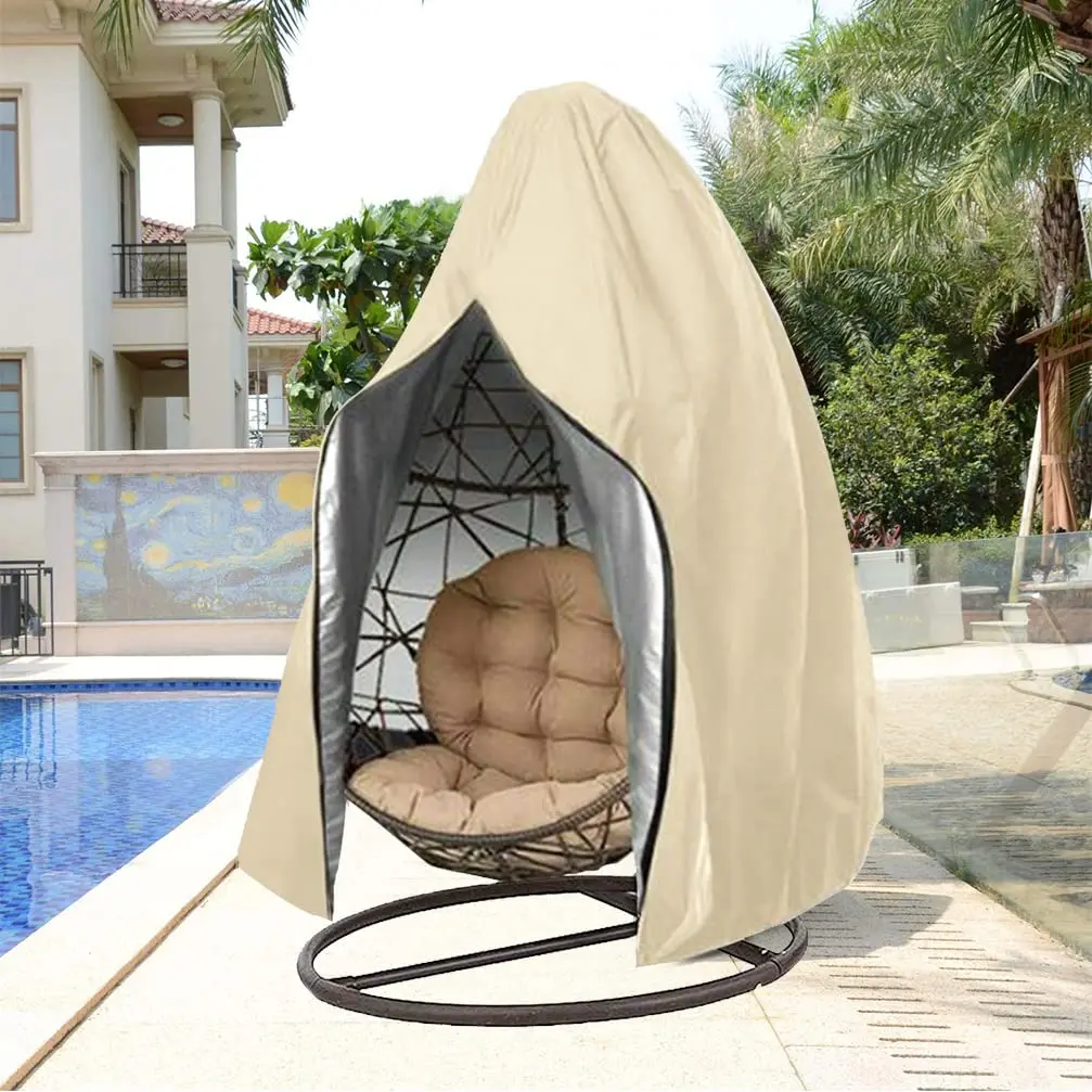 Stand Egg Outdoor Patio Furniture Swing Chair Waterproof Cover Custom Egg Hanging Chair Cover