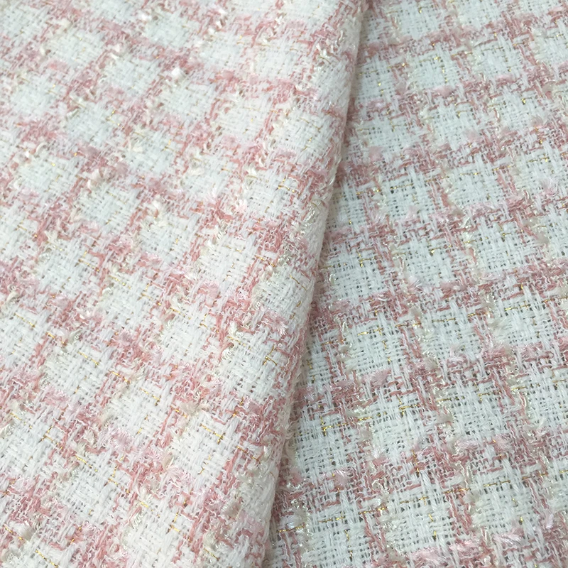 
quadrille plaid woven tartan design check pattern fabric for woman cloths 