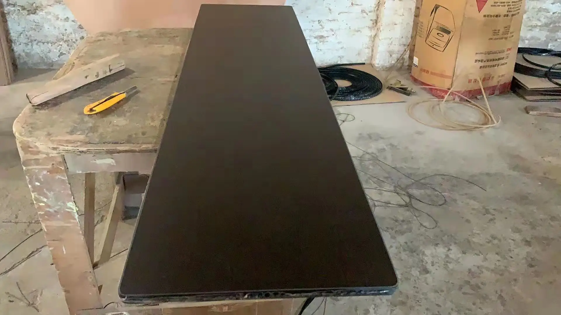 Wholesale Modern Design Banquet Folding Table Plywood Restaurant Table Wedding Event Banquet Wood Round Dining Folding Table