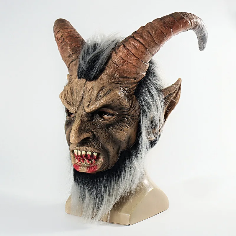 Lucifer Face Mask Devil Cosplay Masks Anime Mascaras Halloween Demon Latex Masques Terror Costumes Props Masquerade Helmets