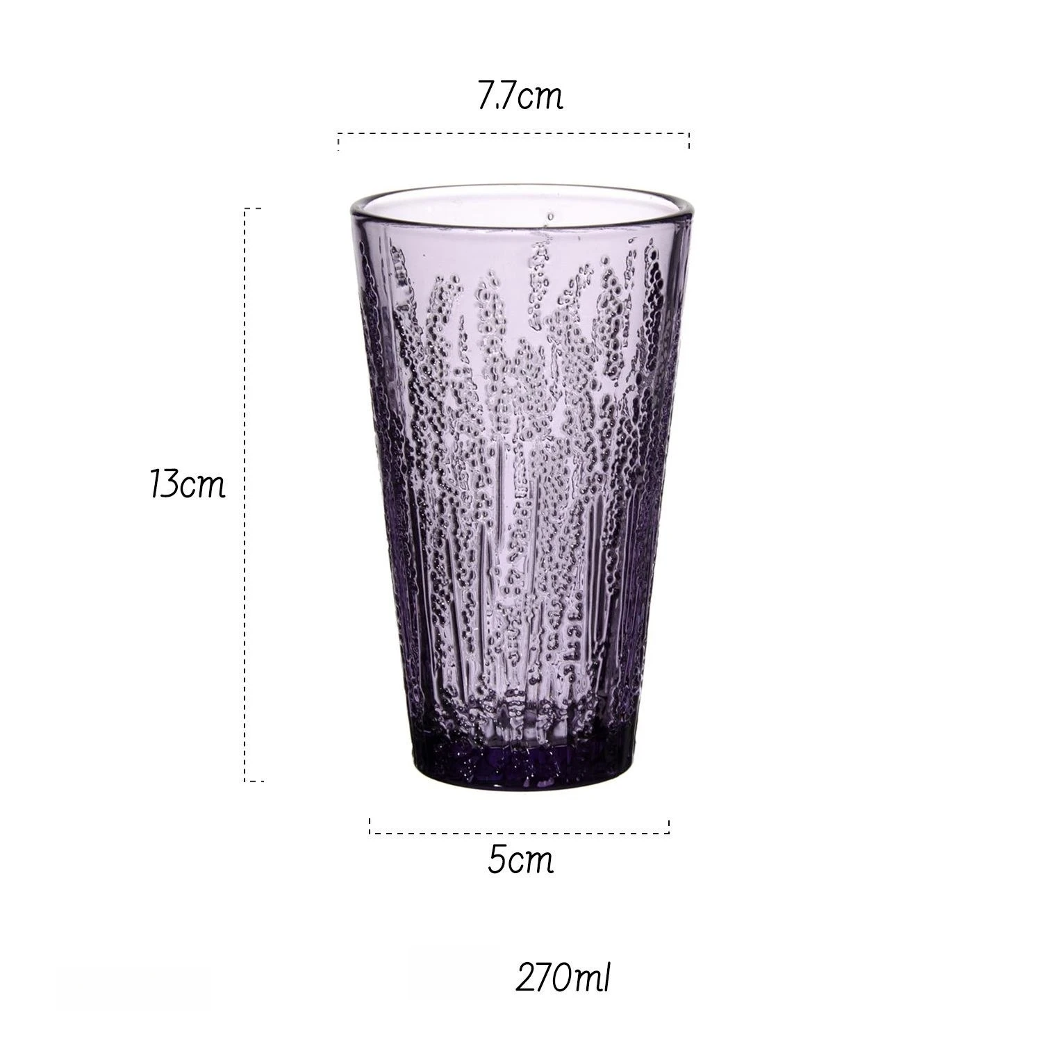 Coloured wholesale dessert glassware glass ice cream cup