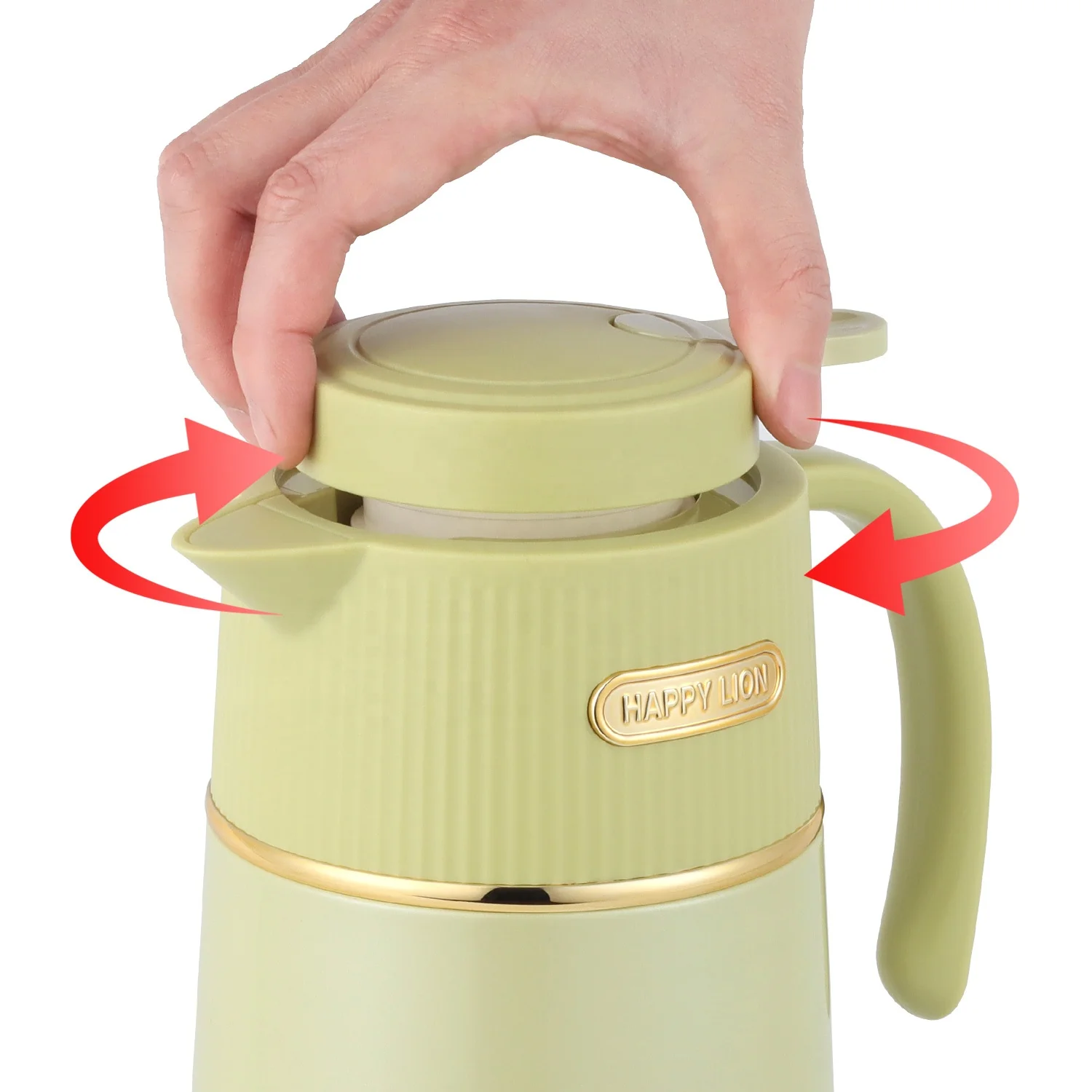 New Arrival 1000ml Good Quality Iron Body Drinks Pot Thermal Jug Keep Warm Thermos Vacuum Flask