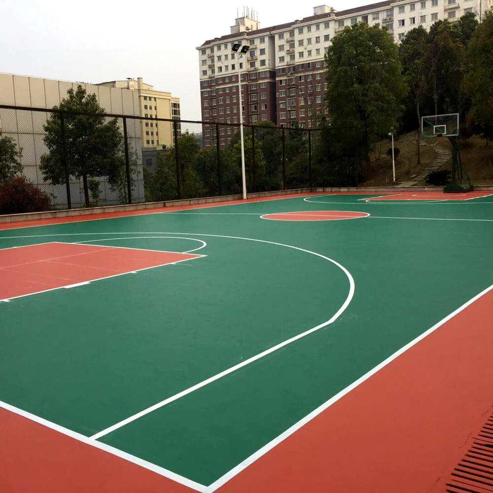 High-Performance Silicone PU Court Coating for Basketball Tennis Multi-Sport Facilities
