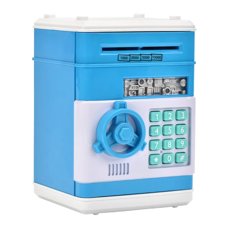 piggy bank for girls boys banknote and coin storage automatic banknote winding cryptographic piggy bank-best gift for kids