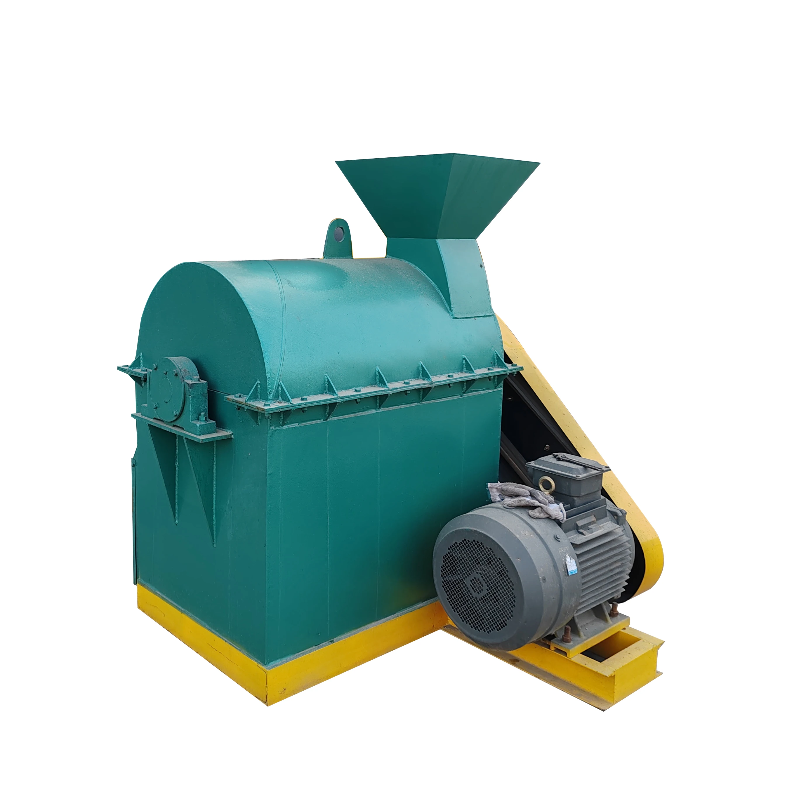 Wet Animal Manure Poultry Manure Tree Branches Wood Charcoal Rock Farm Waste Grinder