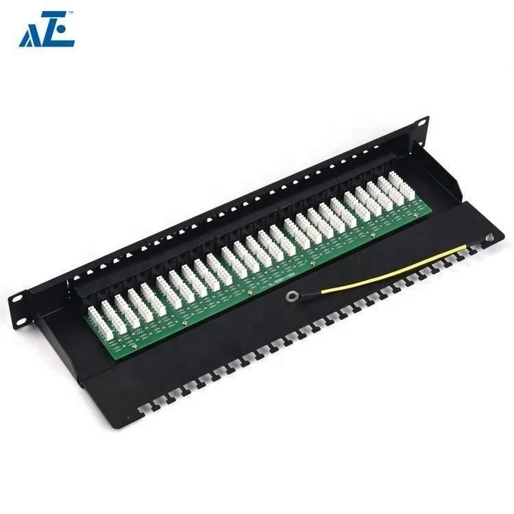 1U 25 порт Media корпус Cat3 Rj11