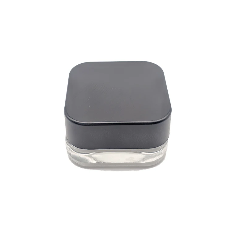 certificated costomized child resistant hemp squre glass jar concentrate cbd container pur farm