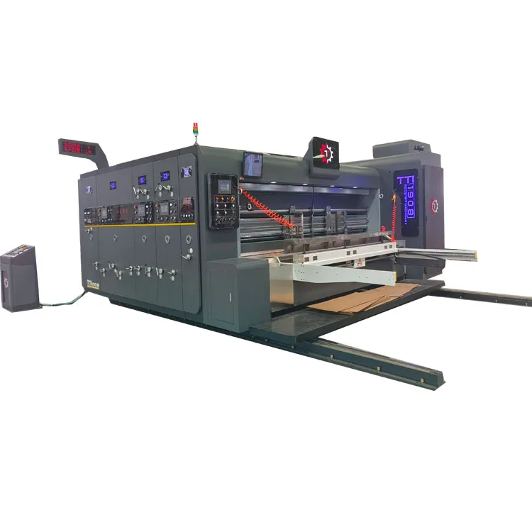 Automatic full automatic 2 color printing slotter machine