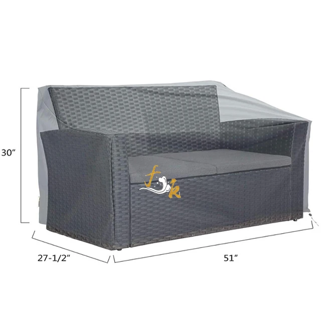 
High quality 600D Oxford fabric furniture waterproof cover outdoor sofa rainproof cover garden table and chair set cover 