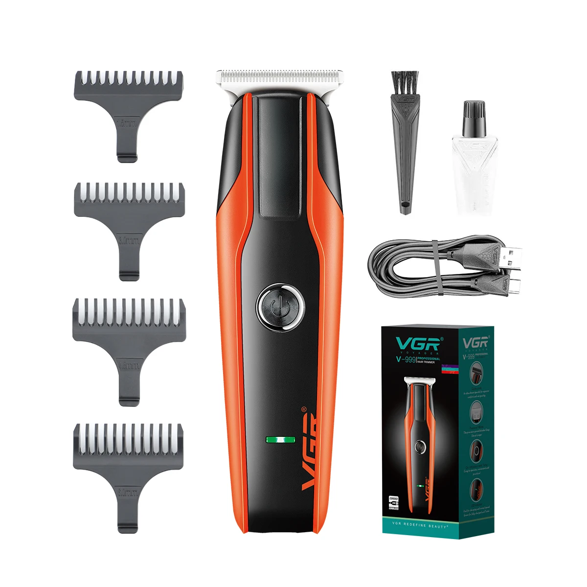 VGR V-999 T-blade Hair Cut Machine Hair Trimmers & Clippers Professional Cordless Hair Trimmer for Men