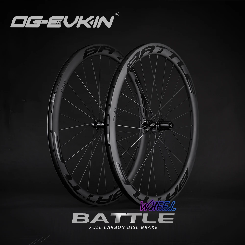 OG-EVKIN RW-002 карбоновые колеса дисковый тормоз довод 45 мм Глубина 25 Наружная ширина прямые тянуть для дорожного велосипеда